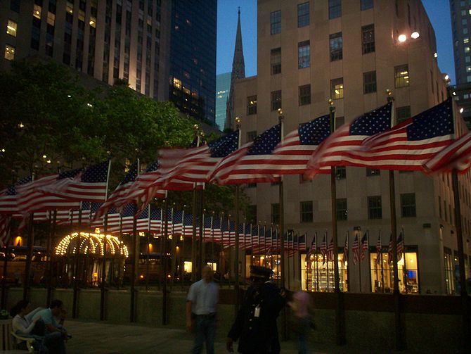 The Flags on Memorial Day weekend