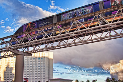 Las Vegas Monorail on the Strip