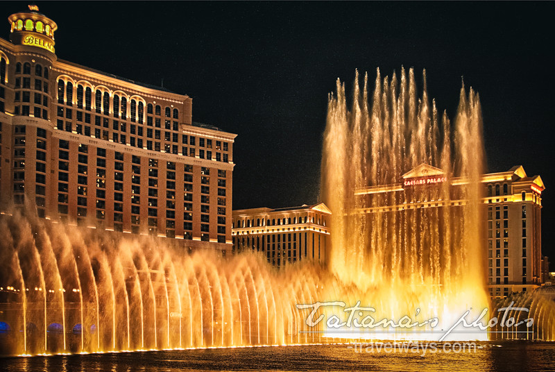 Dancing Fountains on Las Vegas Strip