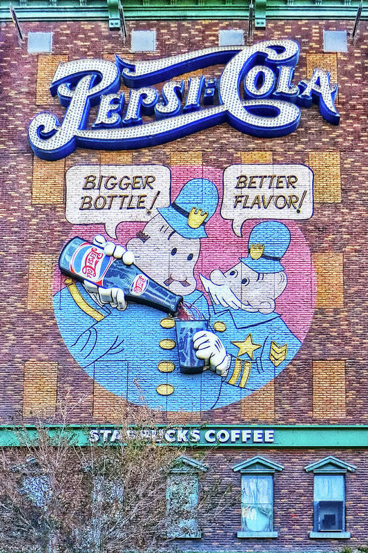 Bigger Bottle, Better Flavor - Pepsi-Cola sign on Las Vegas Strip