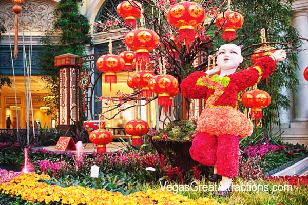 Celebrate The Year Of The Ox At Bellagio Conservatory's Lunar New Year  Display - Secret Las Vegas