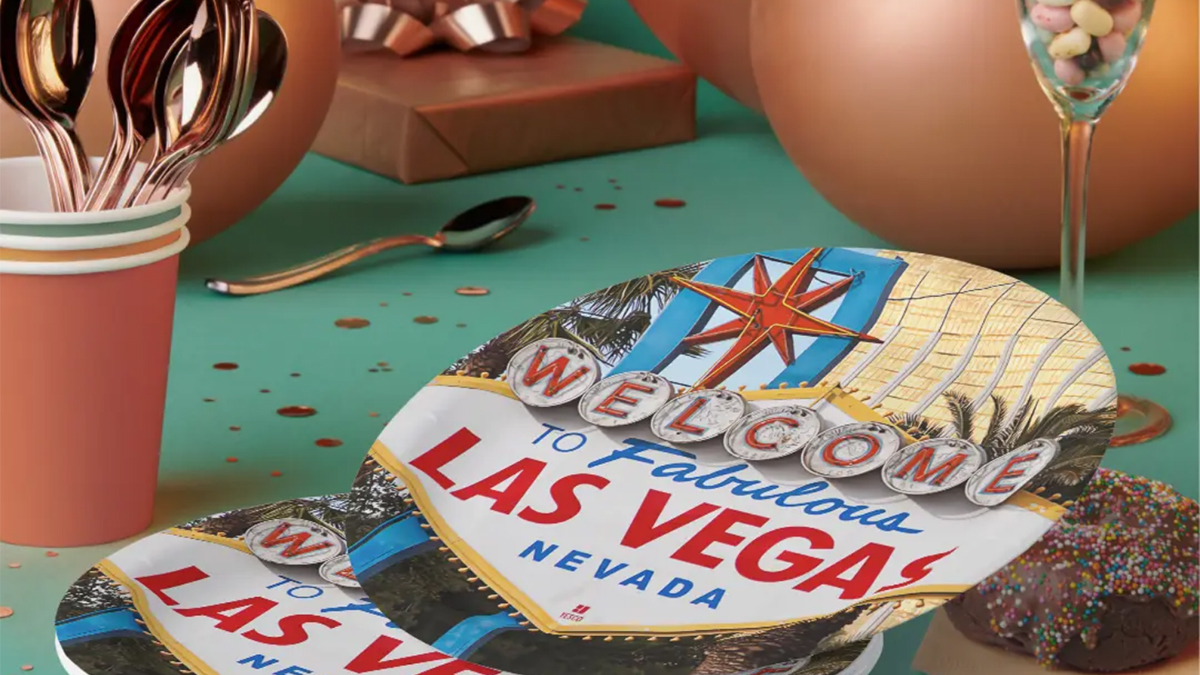 Welcome to Las Vegas Paper & Party Plates